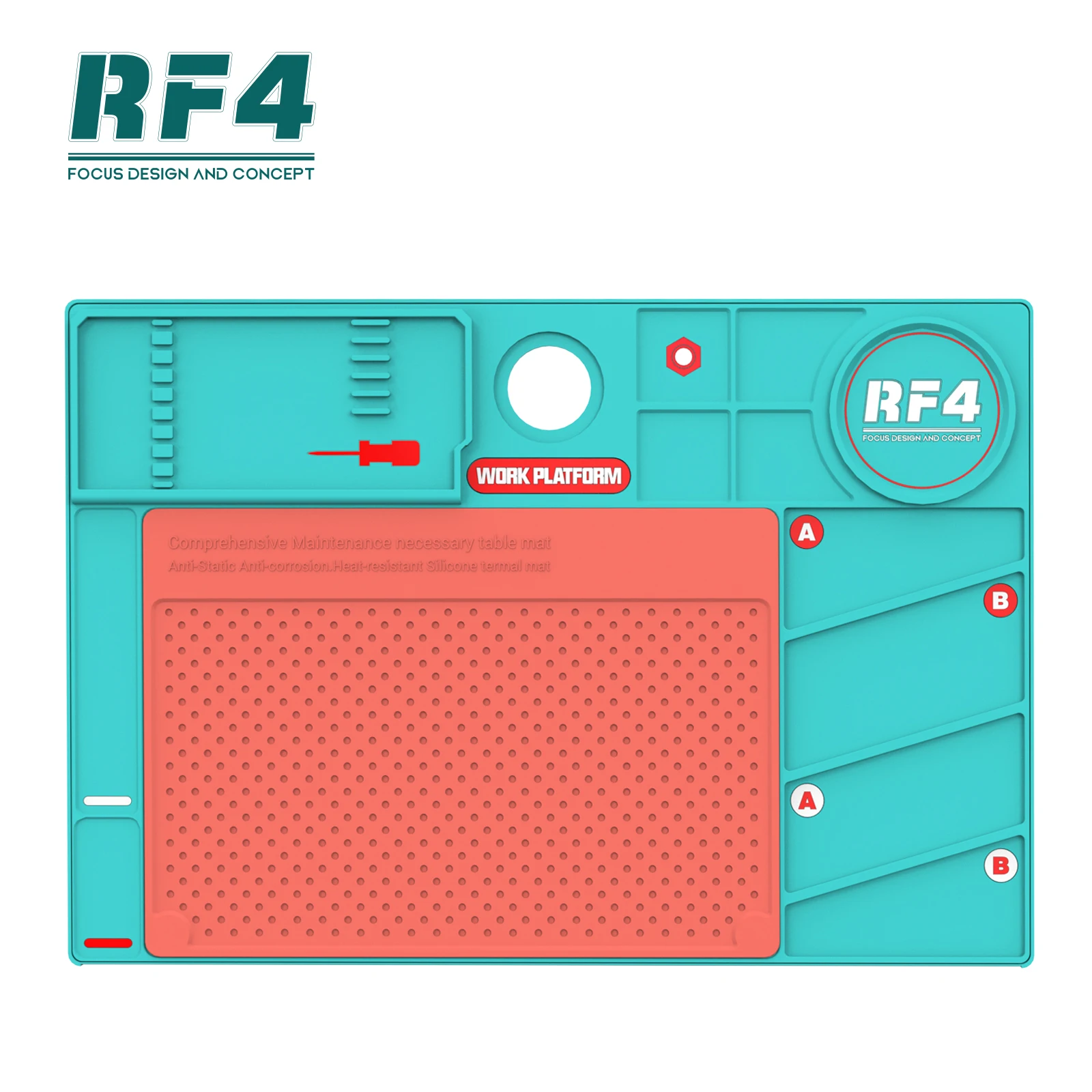 

RF4 Силиконовый паяльный коврик для ремонта телефонов