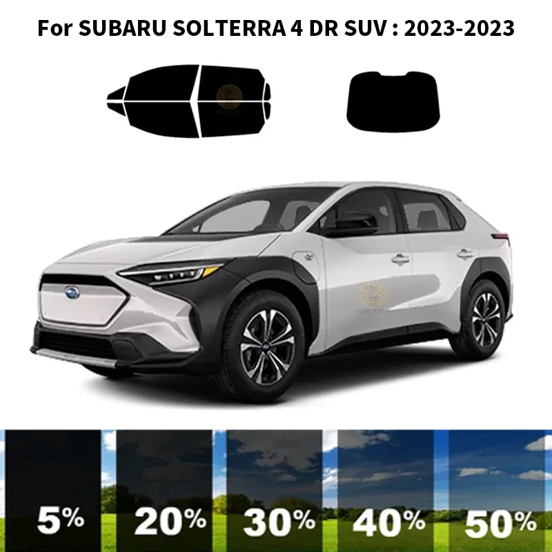 

Нанокерамическая Автомобильная УФ-пленка Precut для окон, автомобильная оконная пленка для SUBARU SOLTERRA 4 DR SUV 2023-2023