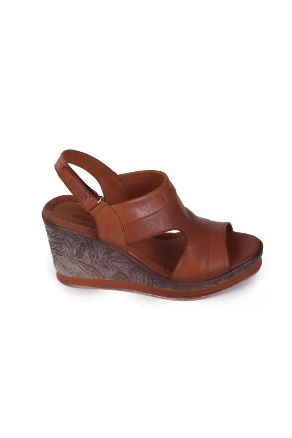 

Women's Fashion Sandals Leather Wedge Heel Tan New Breathable Cool Summer Casual Ladies Light Sandals