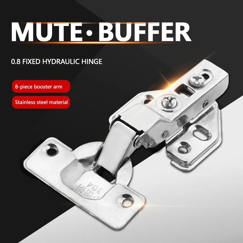 

Hinge Stainless Steel Hydraulic Cabinet Door Hinges Damper Buffer Soft Close Kitchen Cupboard Full Overlay Door Hinge