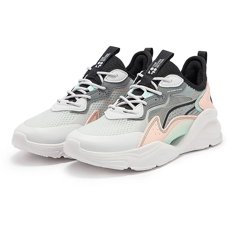 361 Degrees W582226775 Sports Life W's Retro Culture Shoes Breathable Women's Sneakers 2022 Mesh Synthetic Leather Patchwork