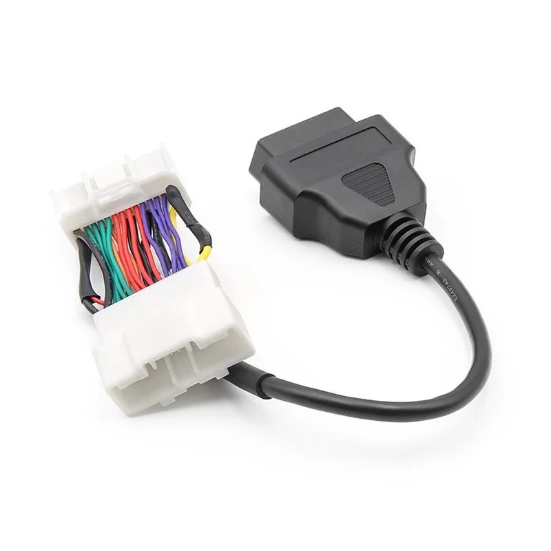Новый 16-контактный адаптер OBD2 с разъемом 26PIN на OBD автомобильный удлинитель для