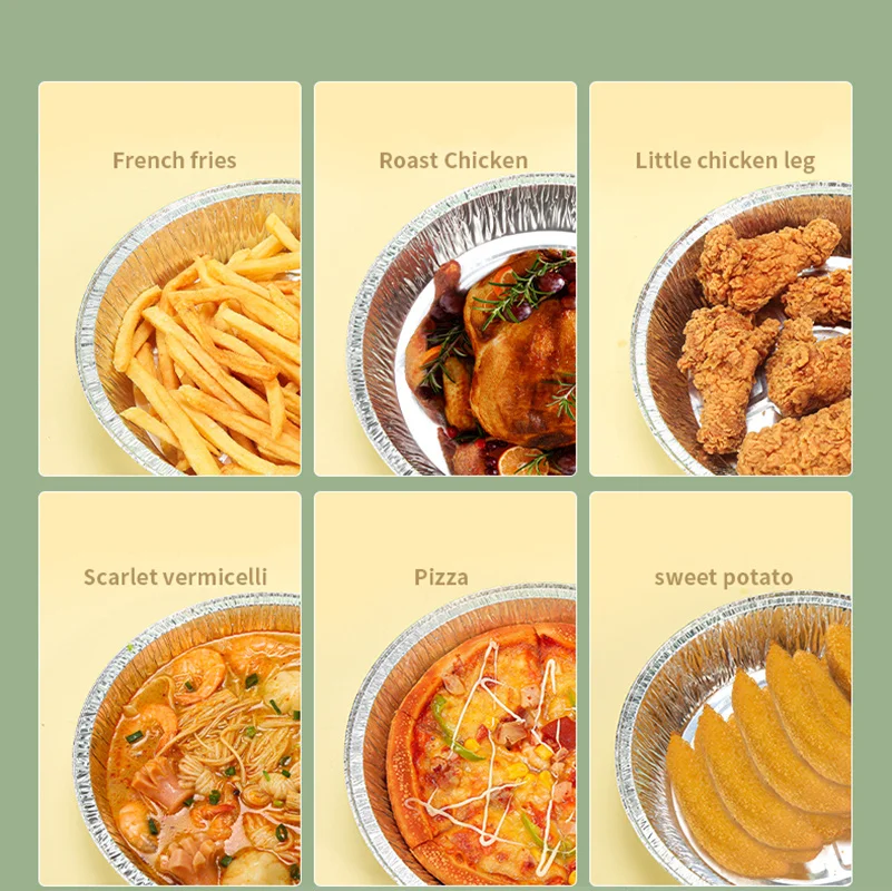 10 шт. одноразовая фритюрница бумажный вкладыш фольга для микроволновой печи