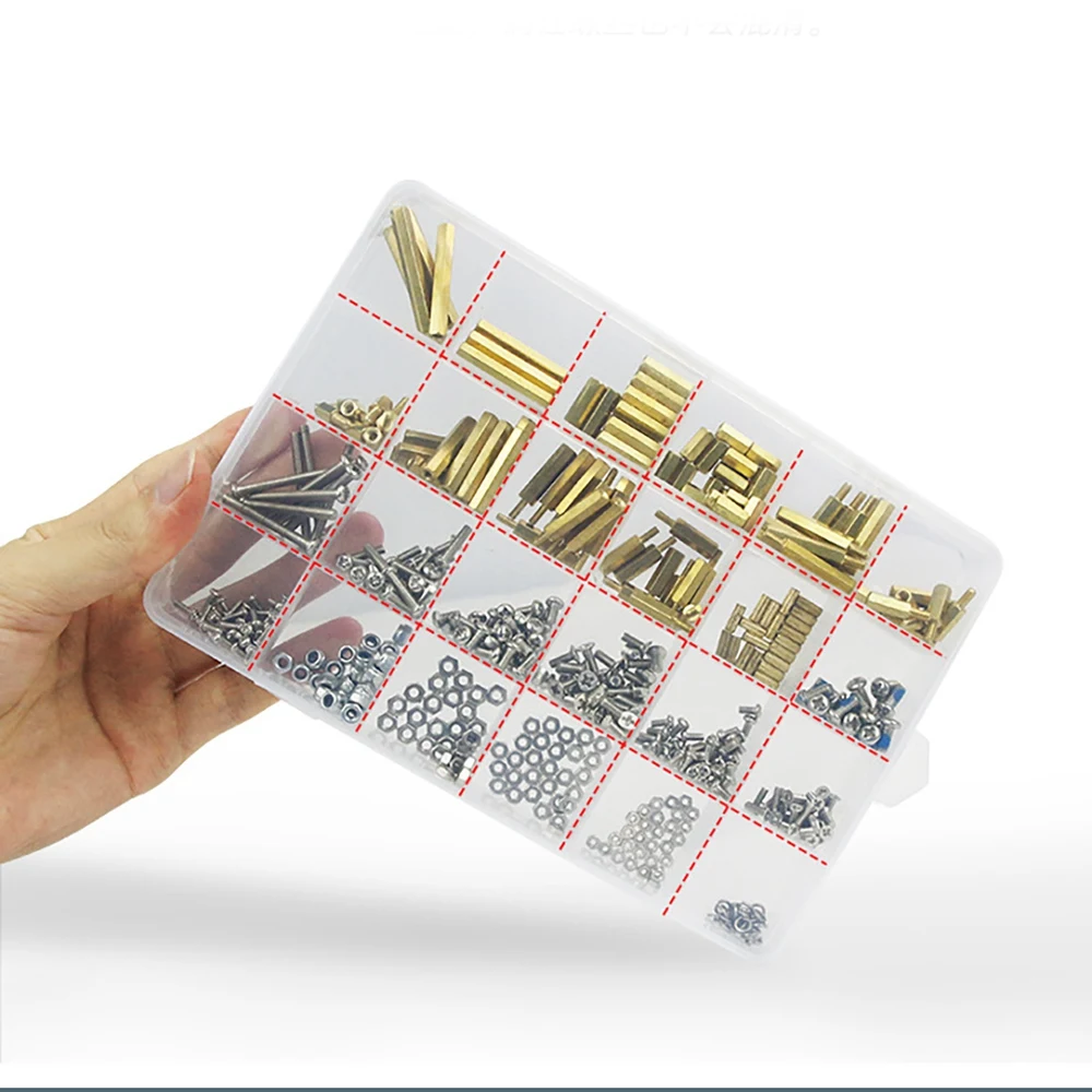 Наборы винтов M3M2.5 металлические медные гайки для Raspberry Pi 4 Модель B/3B +/3B