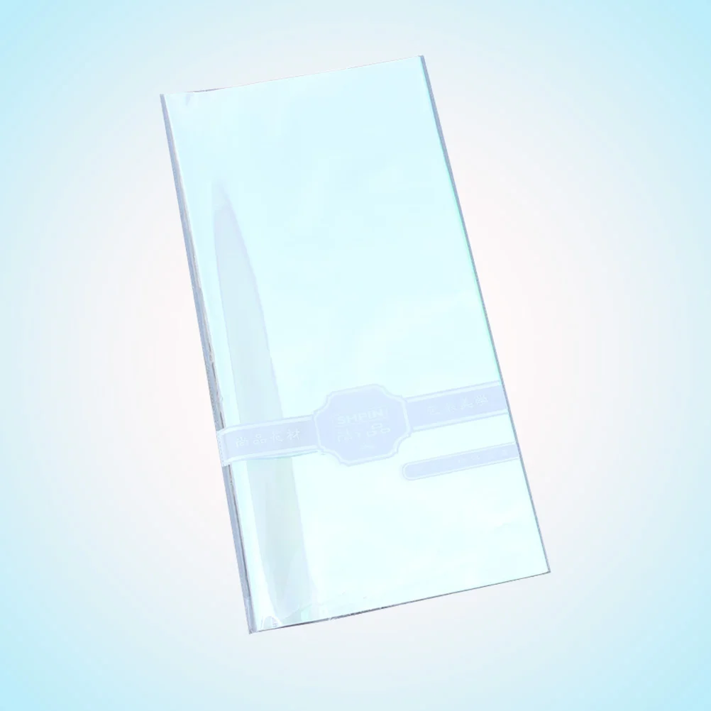 

Paper Wrapping Iridescent Cellophane Film Gift Rainbow Glossy Packaging Wrap Roll Clear Decorative Packing Flower