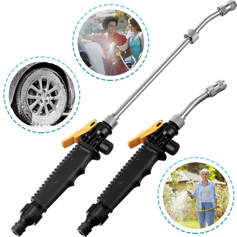 

High Pressure Water Gun Power Washer Spray Nozzle Water Jet Car Wash Garden Cleaning Tool Garden Watering Hose Nozzle Sprinkler
