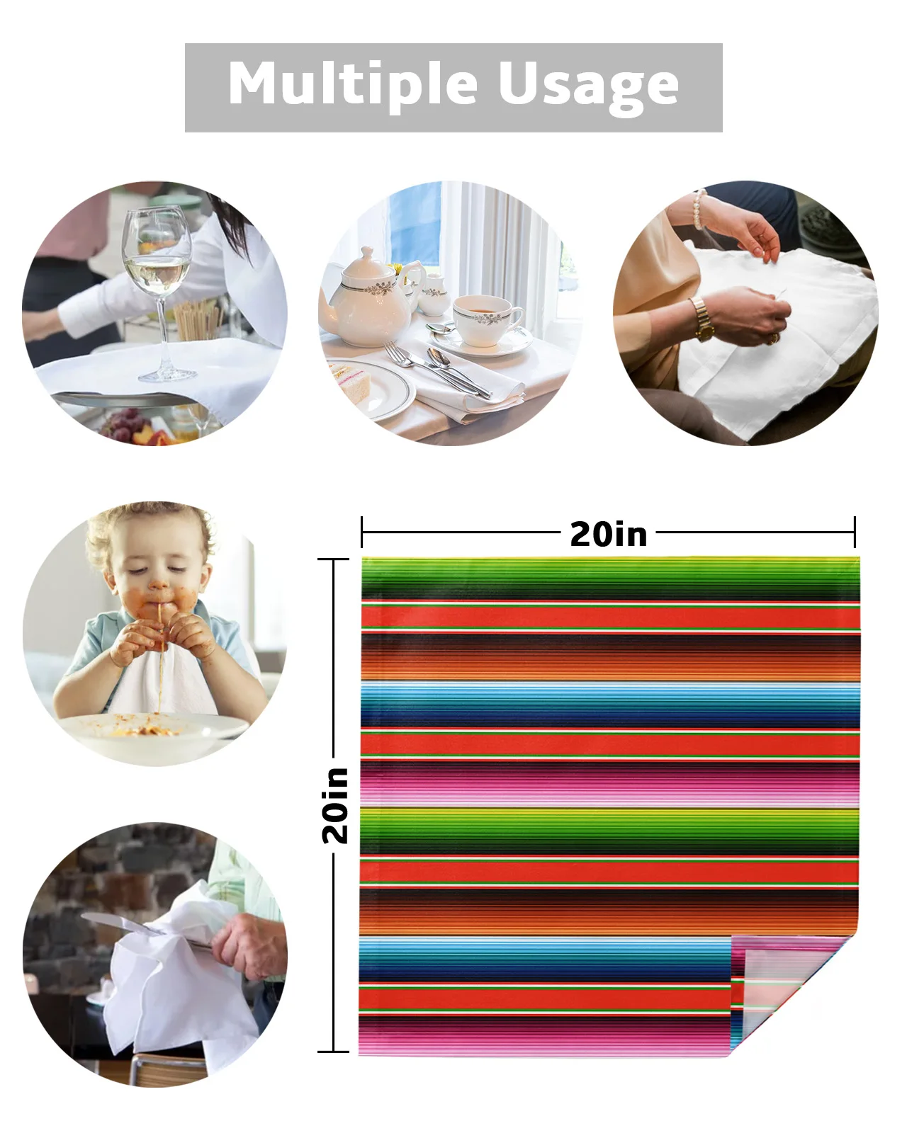 Красочная ткань в Мексиканскую полоску яркий праздничный банкет Свадебный декор