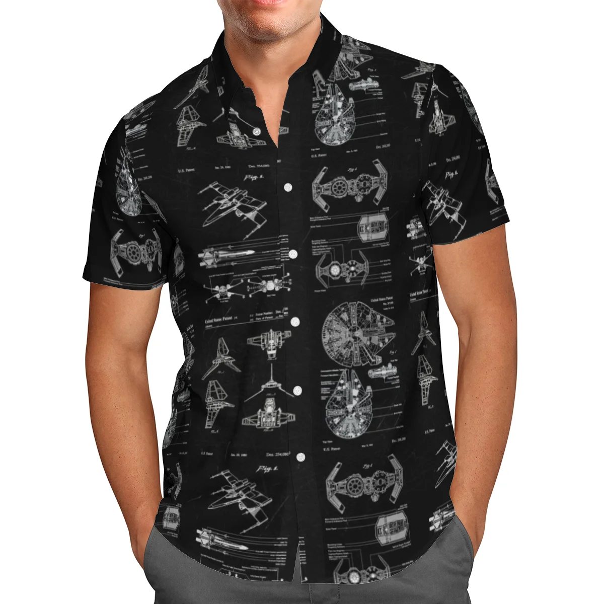 

Men's New Halloween 3D Beach Hawaiian Summer 2021 Horror Shirts Short Sleeve Shirts Streetwear Oversized 5XL Camisa Social Chemi