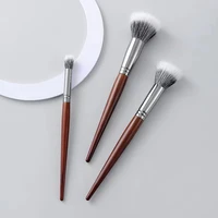kosmetyki 1pcs multifunctional wooden handle wool stippling brush blush concealer highlight mask foundation brush beauty tool