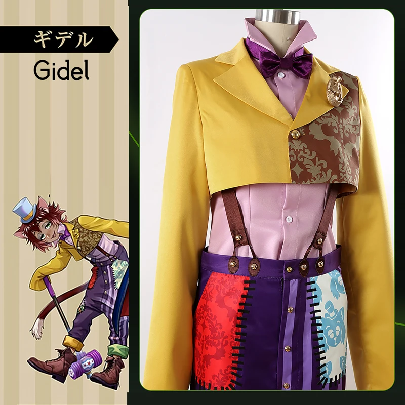 Витая Страна Чудес Playfulland Gidel Косплей Костюм Униформа с шляпой на заказ F