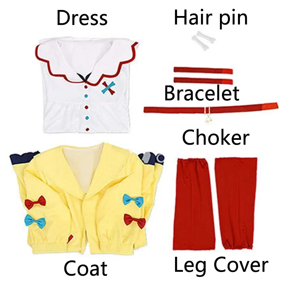 Новинка 2024 игра VTuber Inugami Korone карнавальный костюм для взрослых женщин и девочек