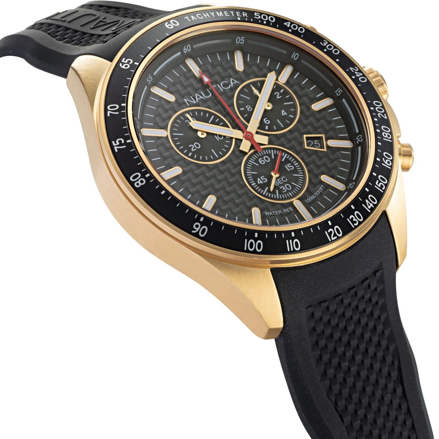 NAUTICA NAPOBS110 мужские кварцевые наручные часы с секундомером тахиметром и датой -