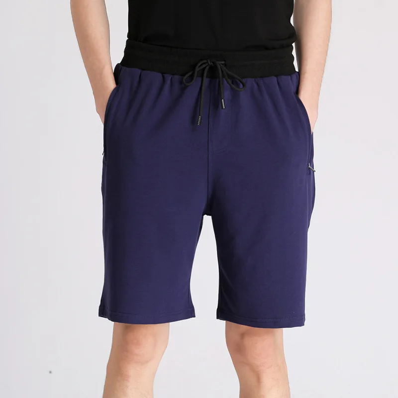 Sports Casual Pants 2023 Summer Men's Shorts Comfortable Men's Solid Color Straight Tube Loose Five-point Pants