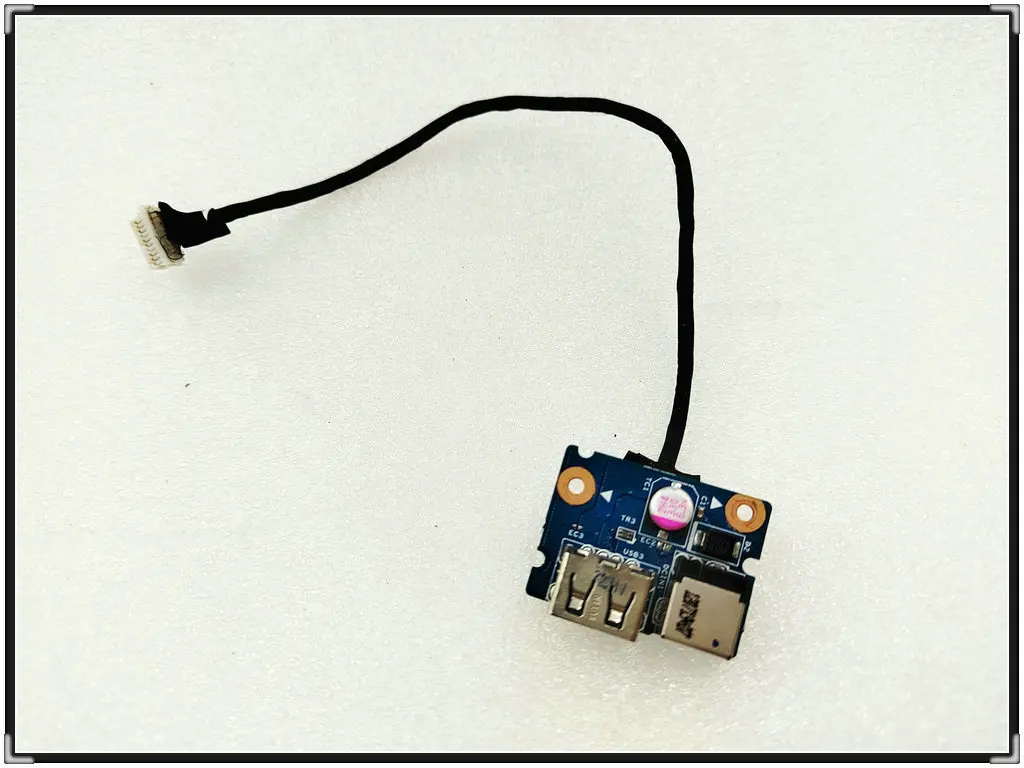 

48.4SG20.011 For Lenovo G480 G485 G580 Laptop DC Power Jack and USB Port Board LG4858 55.4SH03.001G RC6C22117AH21 E253117