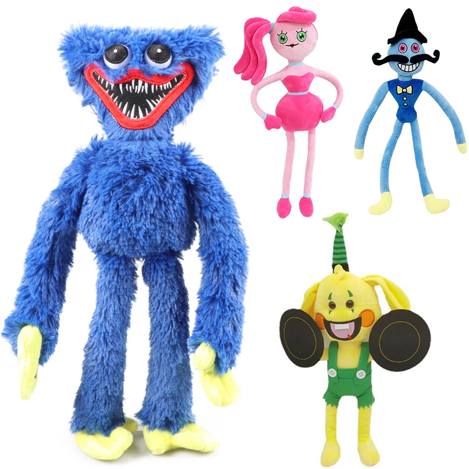 

40cm Huggy Wuggy Stuffed Plush Toys Horror Doll Scary Soft Peluche Toys For Children Boys Birthday Christmas Gift