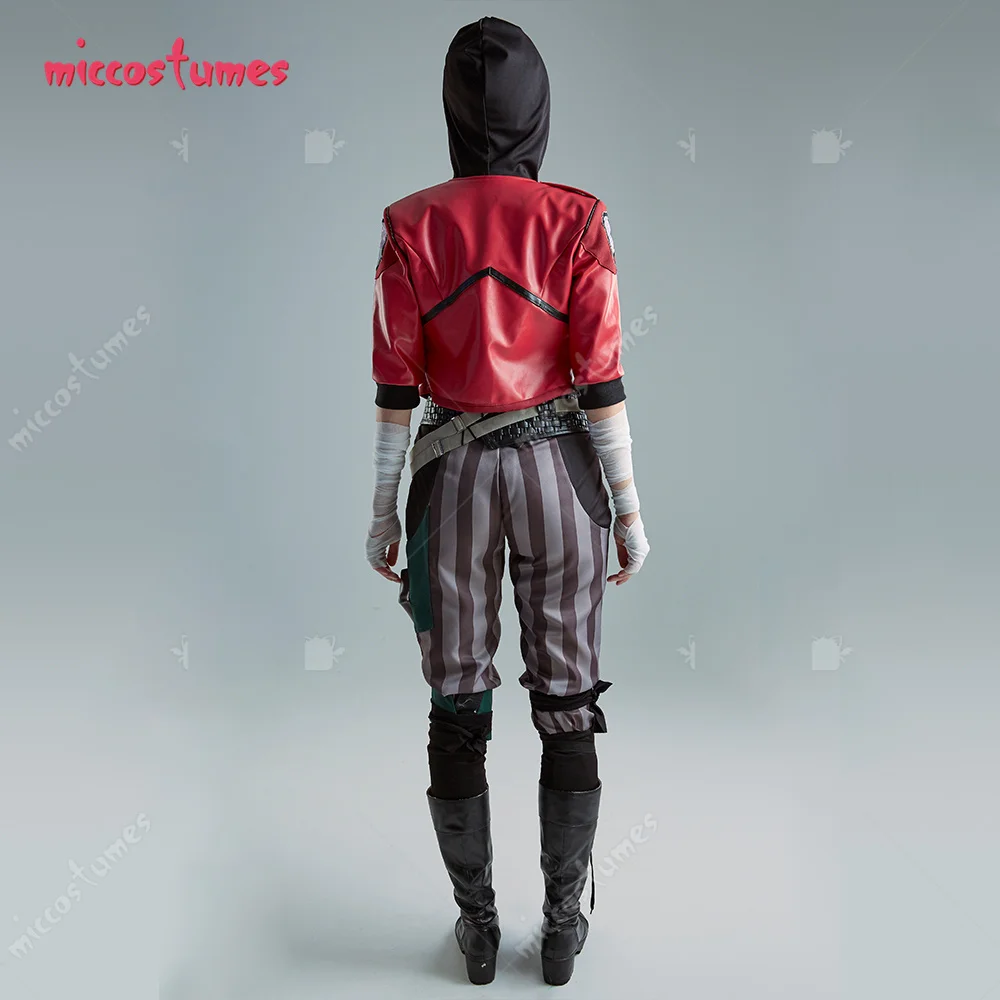 Womens Anime Arcane Vi Cosplay Costume Jacket Pants with Complete Accessories