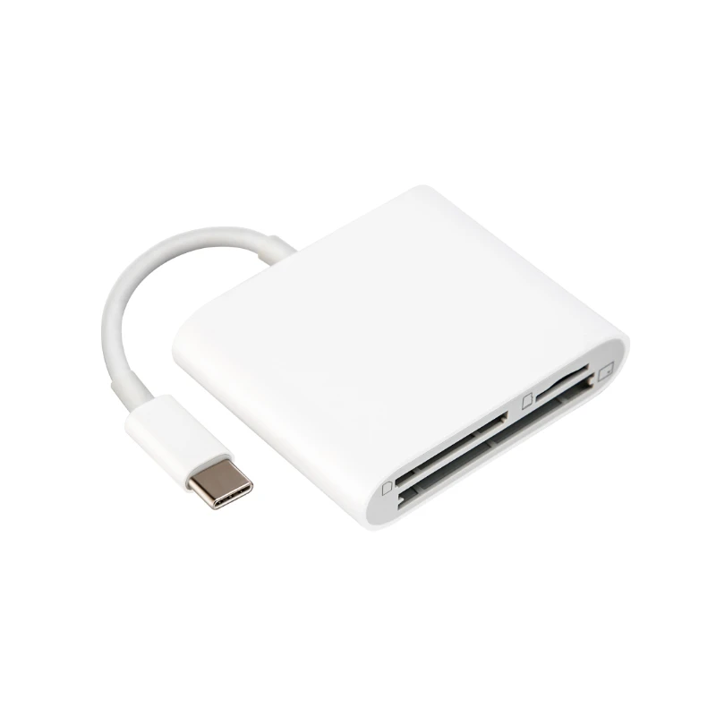 tipo c Leitor de Cartão de Memória Usb c tipo Leitor de Cartão da Câmera sd cf tf