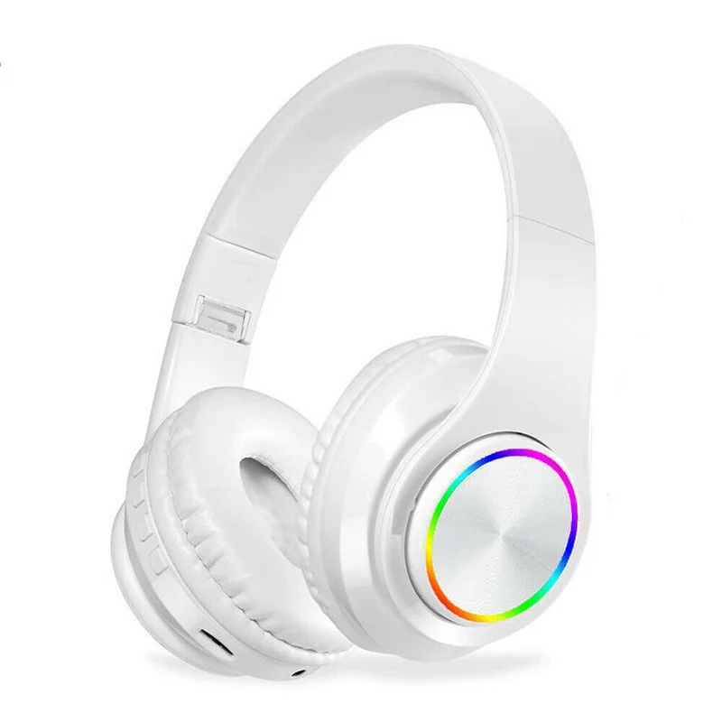 

B39 Headset Wireless Bluetooth Headset Sports Long Standby Colorful Lights Telescopic Folding Headphones
