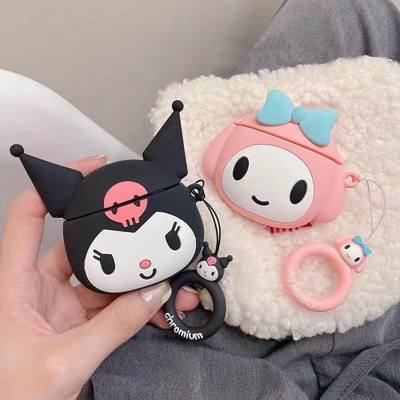 

Sanrio Kuromi MyMelody For AirPods 3 Case Apple AirPods 1 2 3 Case AirPods Pro Case IPhone Earphone Accessories Silica gel Cover