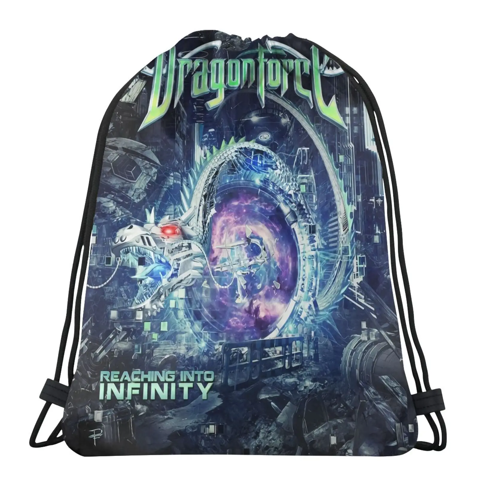 

Альбом Dragonforce, достигающий бесконечности, сумки для мужчин, сумки для обуви, сумки для рисования, мужской рюкзак, рюкзак на бедро, стандартна...