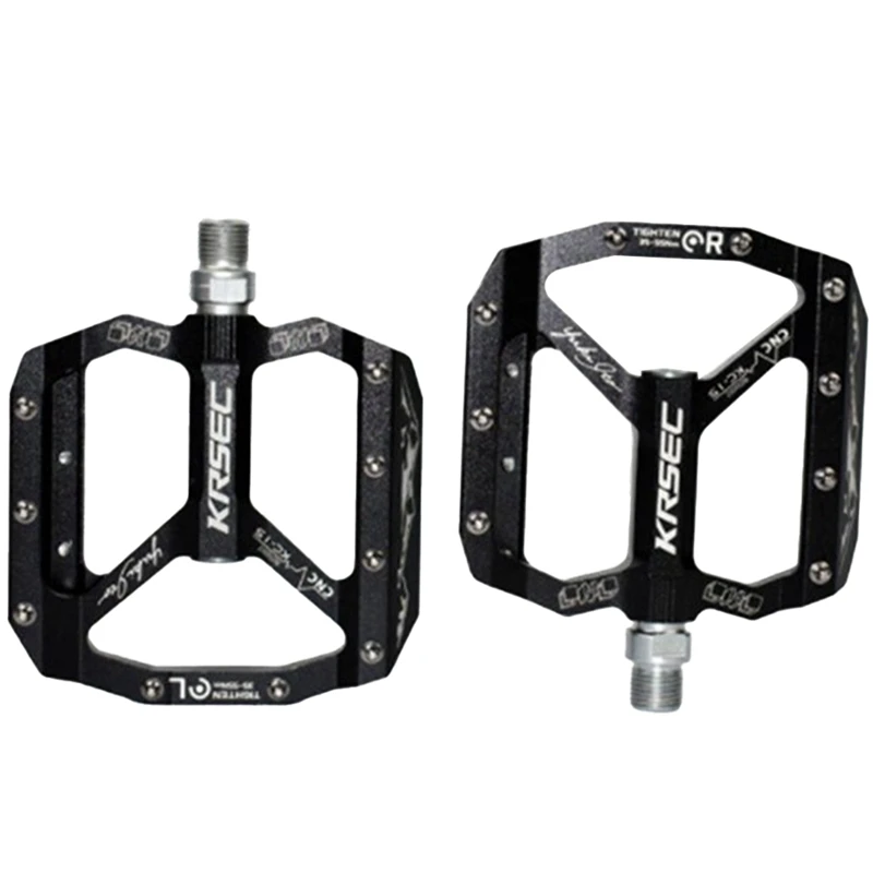 

Krsec Sealed Bike Pedals Cnc Aluminum Body For Mountain Bike Road Bikes, Du Bearing Bike Pedals