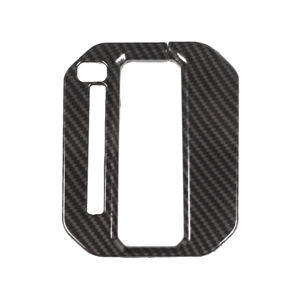

Car Gear Shift Panel Decal Cover Frame Stickers for Suzuki Jimny 2019-2022 Interior Accessories, ABS Carbon Fiber LHD