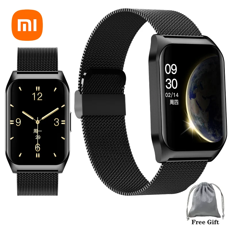 

Xiaomi Smart Watch Men Bluetooth Call Sport Fitness SmartWatch Heart Rate Blood Pressure Monitor Mijia Smart Clock Android IOS
