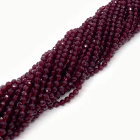 glass spinel necklace seed bead 2mm 3mm faceted round small charms loose beads jewelry making earrings bracelet diy accessories