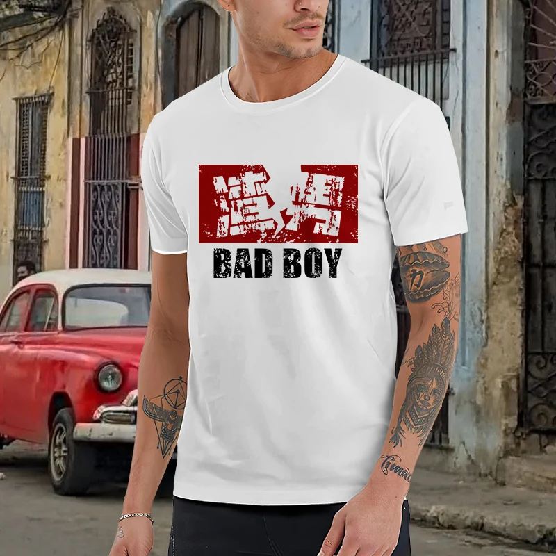 

Men's Clothes Summer New T-Shirt Round Neck 3D Print Bad Boy Personality Pattern Sportswear Comfortable Short Sleeve 2022
