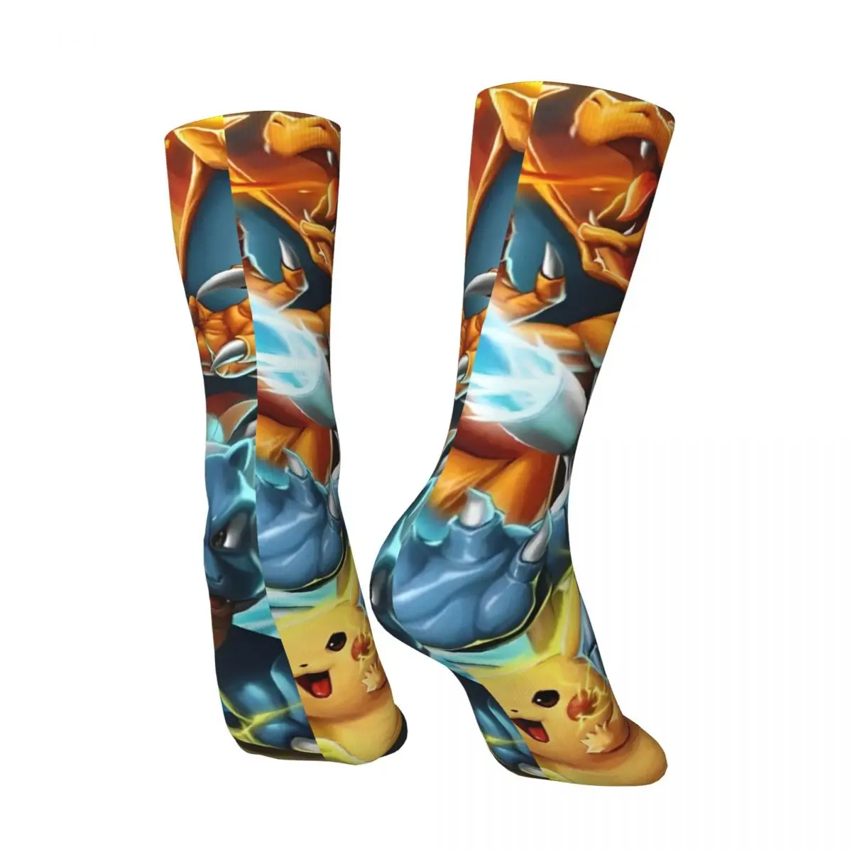 Носки мужские с мультяшным принтом современные Нескользящие дышащие для