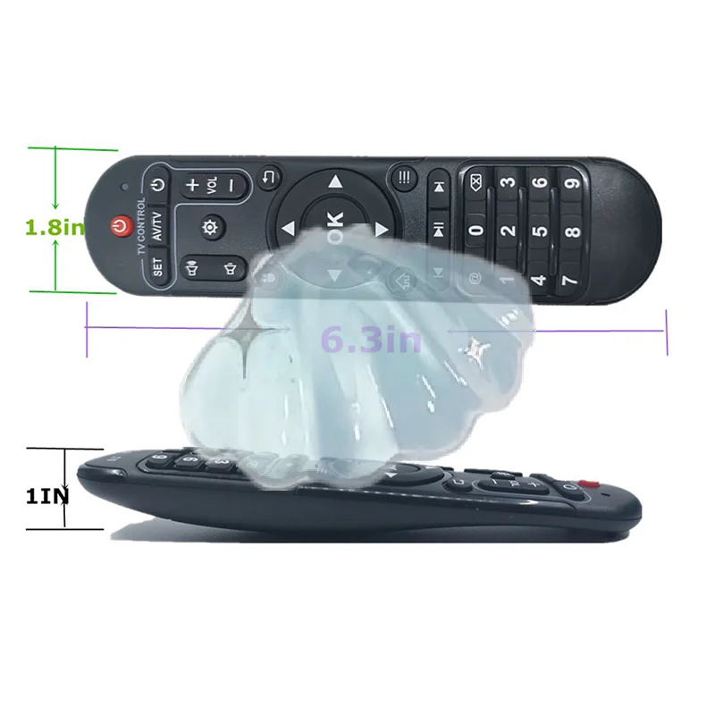 Фото Новый пульт дистанционного управления для X96 MAX, X98 PRO, X92, Android TV Box №1