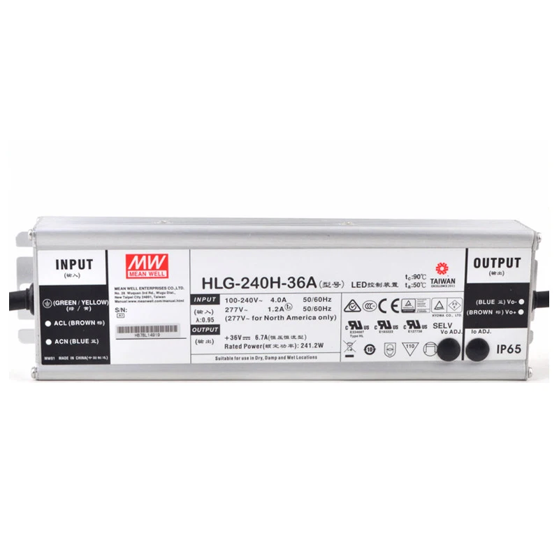 Оригинал Mean Well HLG-240H-36A