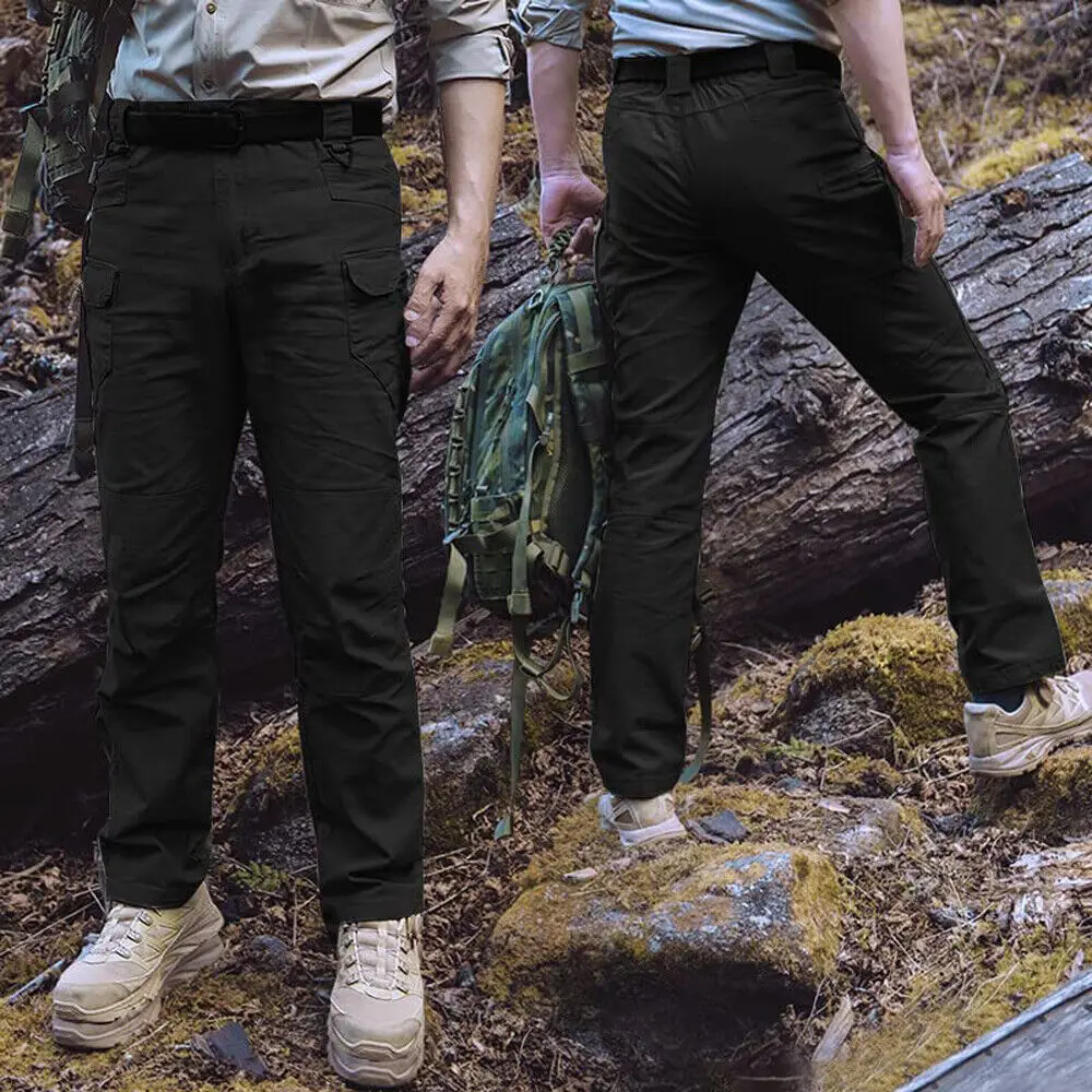 

Брюки-карго мужские тактические, водонепроницаемые Походные Военные боевые армейские штаны, уличные рабочие повседневные