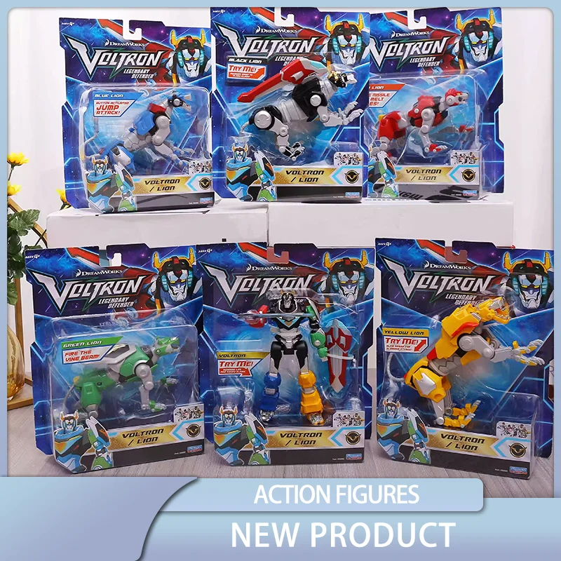 VOLTRON Beast King GoLion Lance Deformation Robot Joint Movable Anime Figures 6PCS Collect Model Toys