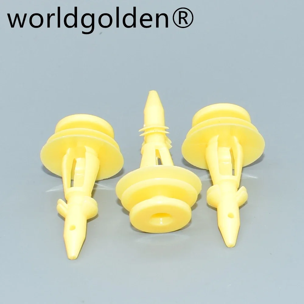 worldgolden 100 шт. автозастежки отделка панели и фиксатор задних ворот для Chrysler 6502991