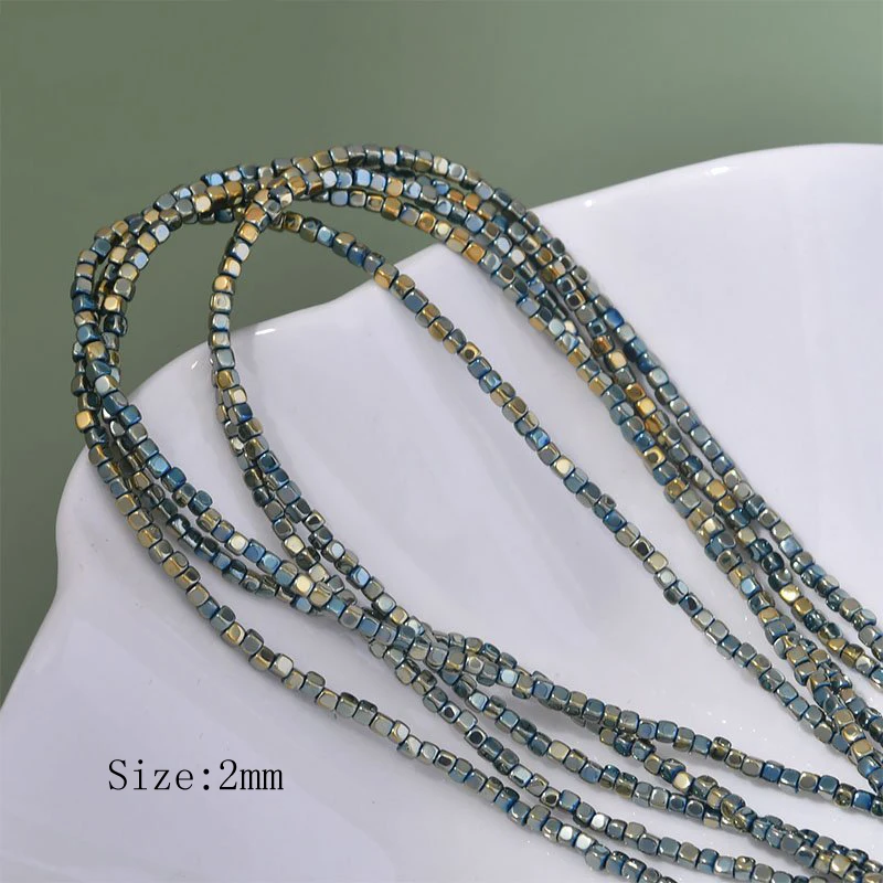 Женские браслеты из гематита 2 мм 210 шт. | Бусины