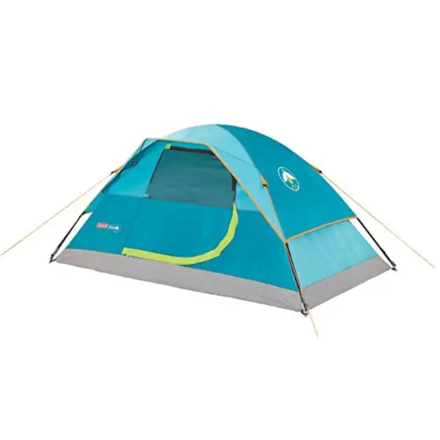 

Coleman Wonder Lake Glow In The Dark Dome 4' X 7' Youth Tent, 1 Room, Teal