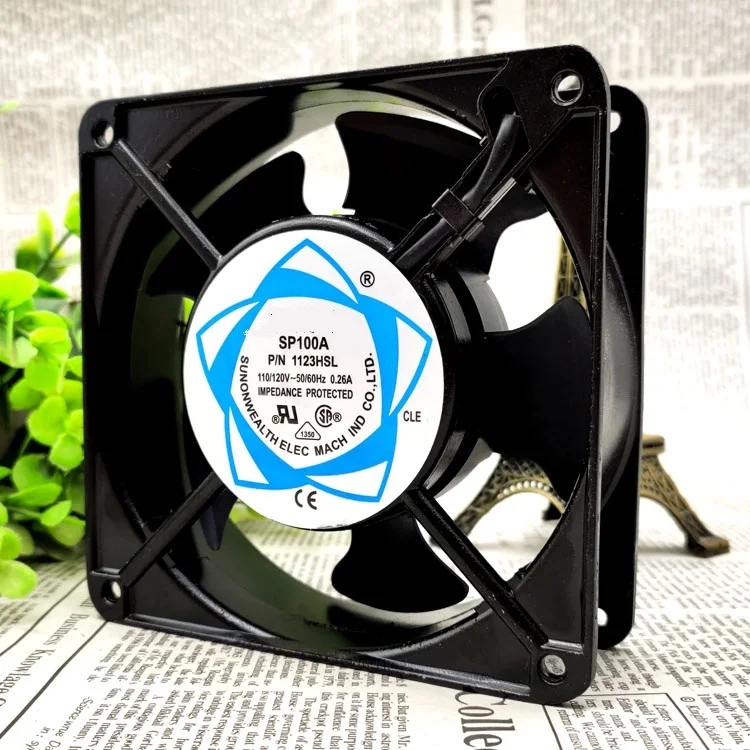 

Новый оригинальный SP100A 1123HSL 12038 110/120V 0.26A 12cm axis flow fan
