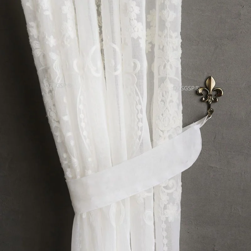 Аксессуары полотенце в форме цветка для занавесок крючок из цинкового сплава