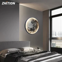 Светодиодная настенная лампа в виде Луны#5