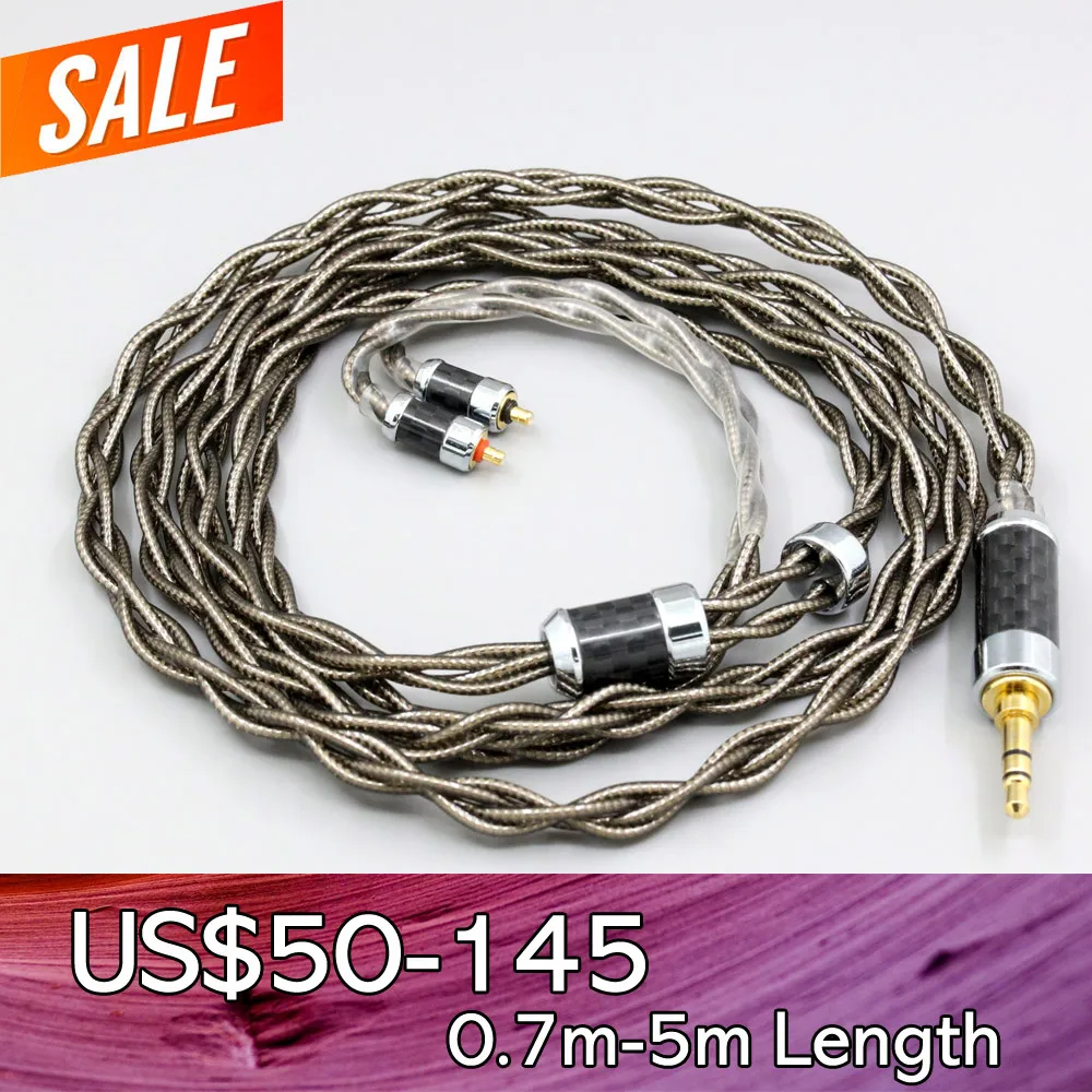 99% Pure Silver Palladium + Graphene Gold Earphone Cable For Westone Pro X10 X20 X30 X50