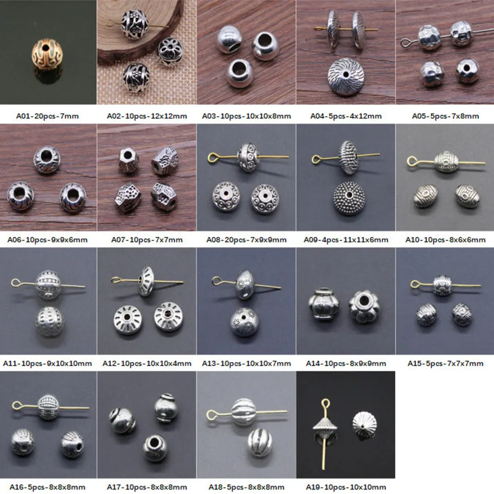 

New Arrival Ball Spacer Beads For Jewelry Making Findings DIY Craft Gift