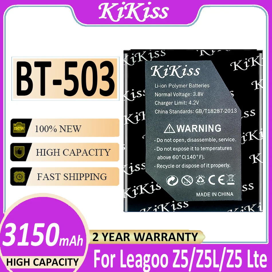 

For Leagoo Z5 Battery Replacement BT-503 3150mAh BT503 Li-ION Smart Phone Parts for Leagoo Z5L/Leagoo Z5 Lte Z5Lte Batteria