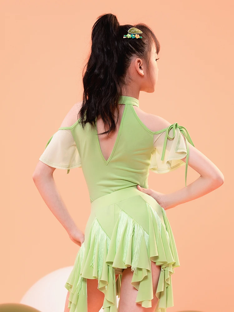 Тренировочная одежда для латиноамериканских танцев комбинезон тренировок румбы