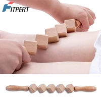 wood therapy massage tool lymphatic drainage massage stick anti cellulite massagermaderotherapy colombianamuscle pain relief