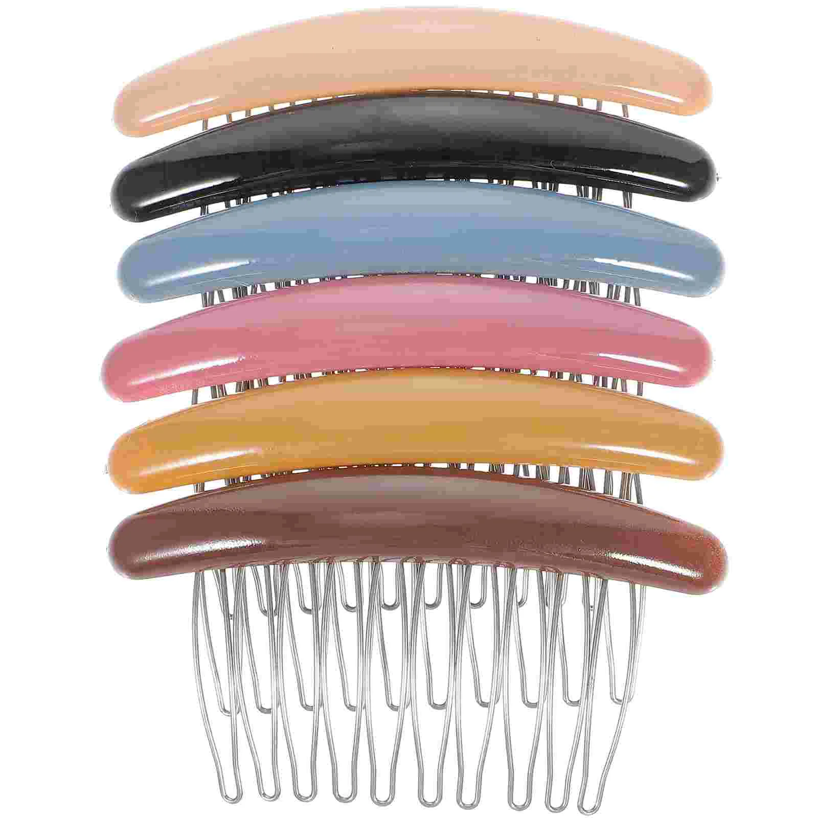 

6Pcs Hair Side Combs Styling Hair Comb Teeth Hair Combs Strong Hold Hair Clips