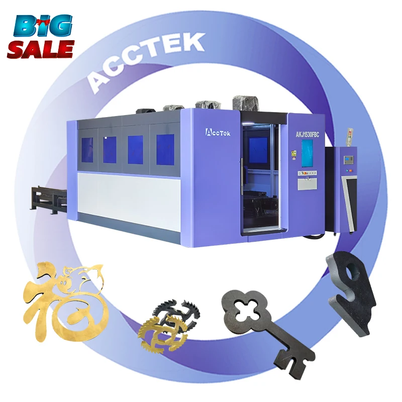 

Full Enclosed Type Laser Cutting Machine Machinery 1530 Optic Fiber Lazer CNC Iron Aluminum Steel Metal Sheet Cutter 2000W 3000W