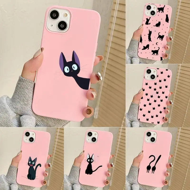 

Kikis Delivery Service Cat Phone Case For Iphone 7 8 Plus X Xr Xs 11 12 13 Se2020 Mini Mobile Iphones 14 Pro Max Case