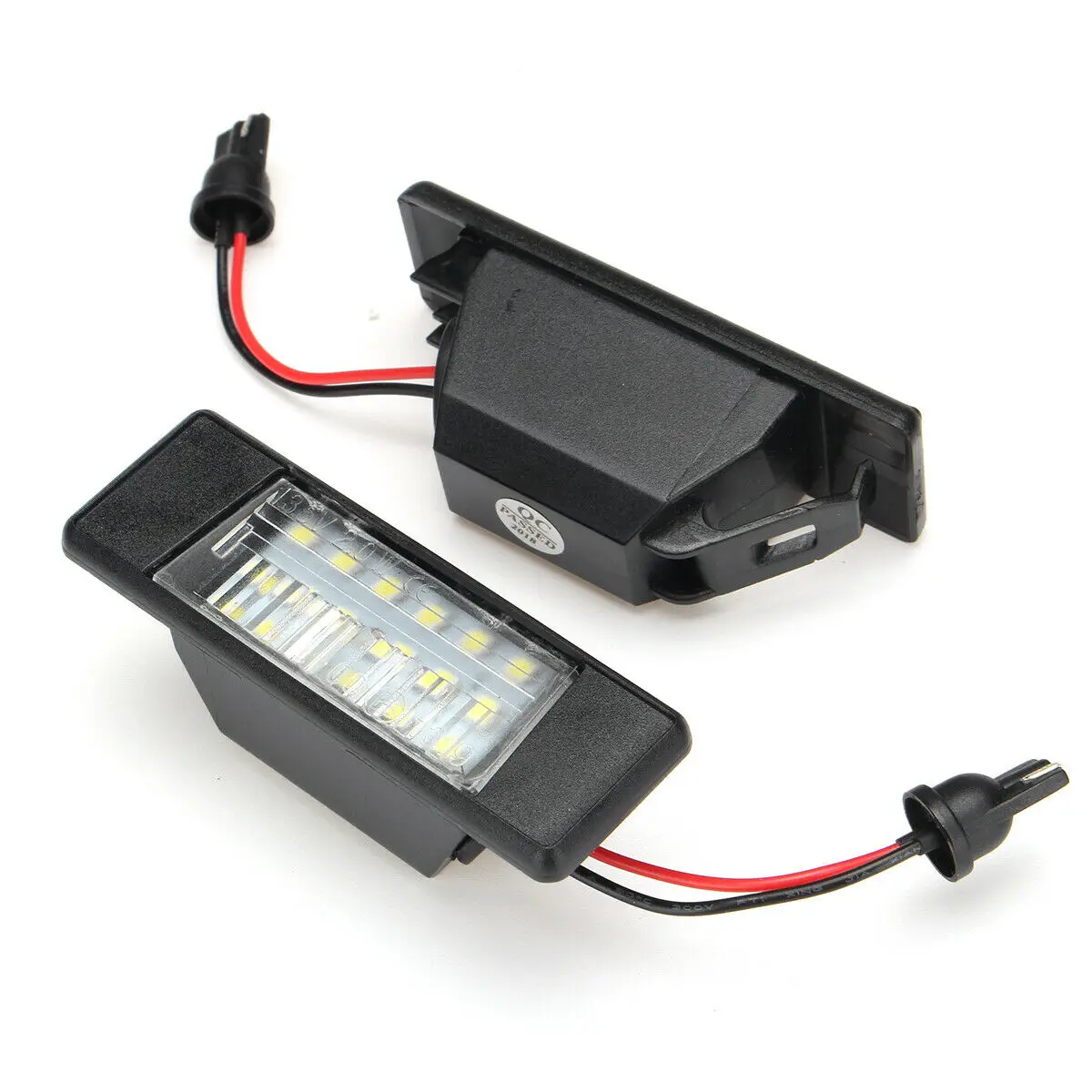 

Pair LED Licence Plate Light White Work Lamp Waterproof Car Accessories Fit For Juke Qashqai X-Trail