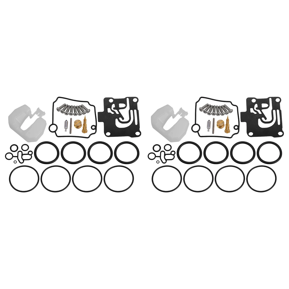 2 комплекта ремонта карбюратора подходящий для 4-тактного подвесного двигателя